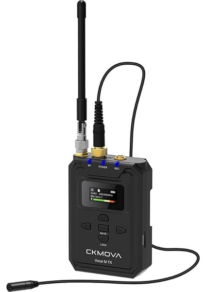 Ckmova Vocal M V2 Profesyonel Uhf Çift Kanallı Kablosuz Mikrofon 2 Verici ve 1 Alıcı Seti modelleri