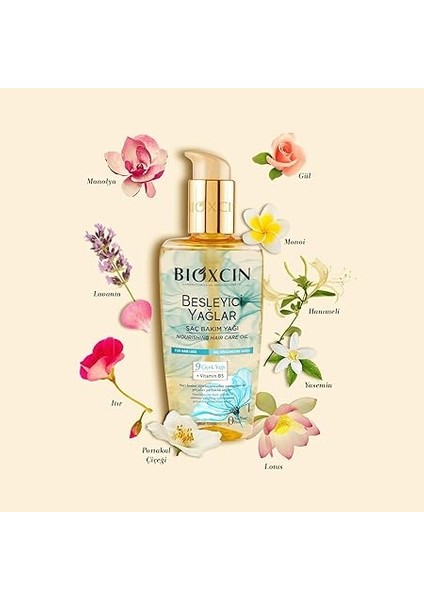 Besleyici Saç Bakım Yağı 150 ml – 9 Çiçek Yağı, B5 Vitamini ve Biocomplex B11 ile Kuru ve Yıpranmış Saçlar Için Yoğun Bakım fiyatları