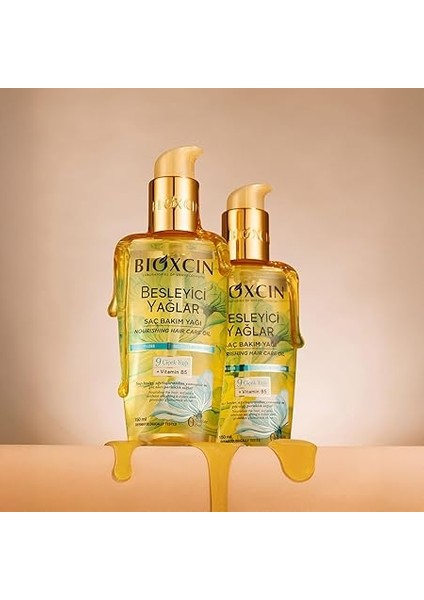 Besleyici Saç Bakım Yağı 150 ml – 9 Çiçek Yağı, B5 Vitamini ve Biocomplex B11 ile Kuru ve Yıpranmış Saçlar Için Yoğun Bakım modelleri