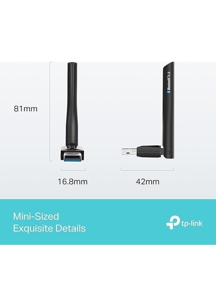 UB500 Plus, Ayarlanabilir Harici Antenli, Yüksek Çekim Güçlü Bluetooth 5.3 USB Adaptör fiyatları