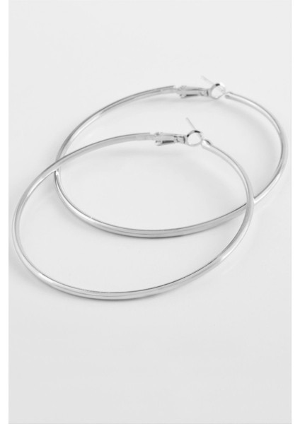 Metal Halka Küpe 6 cm