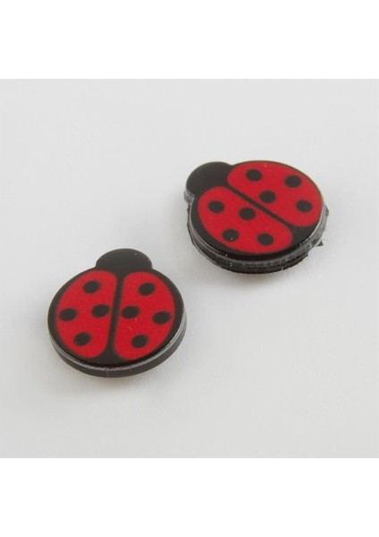 Uğur Böceği Mıknatıslı Plastik Çocuk Küpesi modelleri