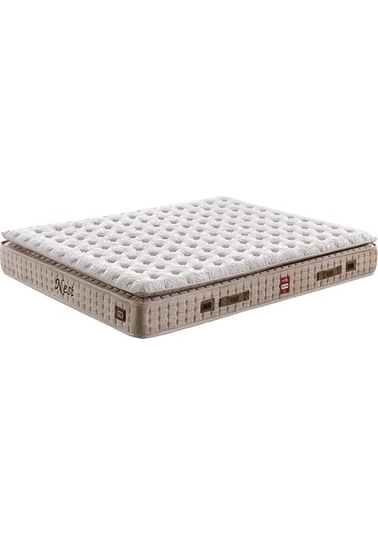 Nest Set Çift Kişilik Yatak Seti 200 x 200 Başlık + Sandıklı Baza+ Ortopedik Yatak