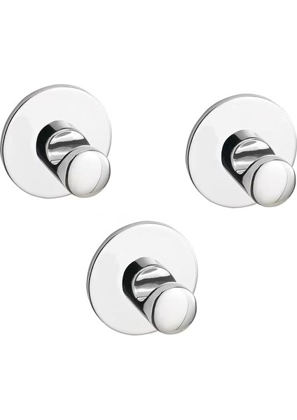Skoghall Kanca, Kendinden Yapışkanlı, Krom Kaplama, 3 Adet, 160 x 100 mm