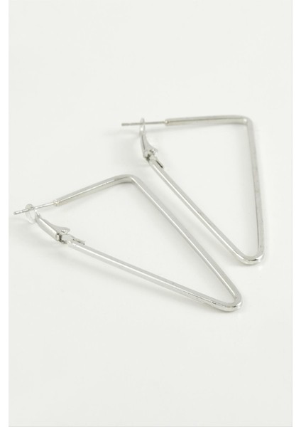 Üçgen Halka Küpe 6 cm