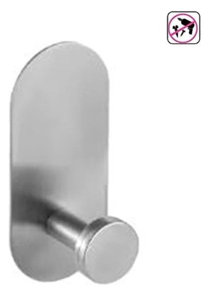 Kendinden Yapışkanlı Metal Askılık Tekli Krom fiyatları