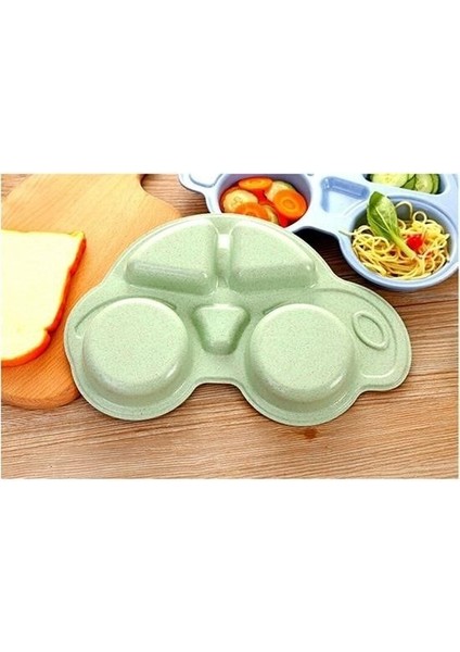 Buffer® Bebekler Için Araba Şeklinde Sevimli Mama Tabağı Çocuk Tabldot