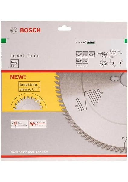 Dairesel Testere Bıçağı Expert Wood, 250 x 30 x 3,2 Mm, 22, 2608642502 Için modelleri