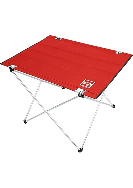 Omuz Askılı, Katlanabilir Kamp ve Piknik Masası 73X55X48 cm (Kırmızı)