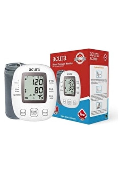 AC-9080 Tam Otomatik Koldan Ölçer Tansiyon Aleti 199 Hafızalı Çanta Hediyeli