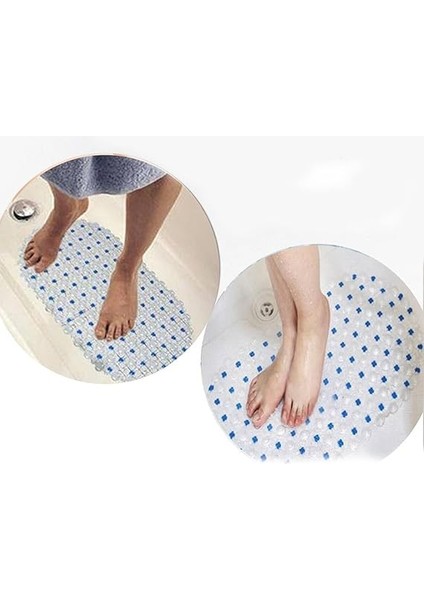 Vantuzlu Mutfak Banyo Küvet Için Kaydırmaz Paspas (63X36CM), Çok Renkli, Medium fiyatları
