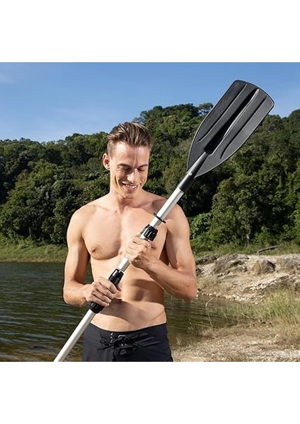 Fonksiyonel Alüminyum Kürek 145 cm (62064), Siyah/gri fiyatları