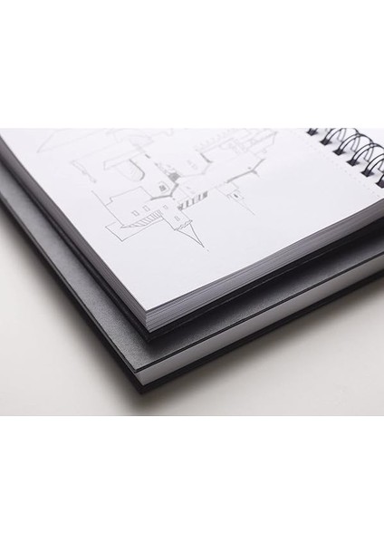 & Newton 6673002 Spiral Ciltli Eskiz Defteri - 50 Yaprak Eskiz Kağıdı, 170 G/m², Mikro Delikli Yapraklı, Dın A5 fırsatları