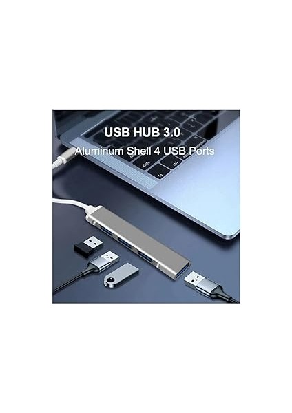 Type-C To USB Hub 4 Port Çoklayıcı Macbook ile Ile Uyumlu Çoğaltıcı Type C To USB Converter Hub fiyatları