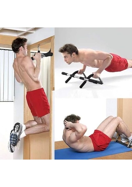 Çok Fonksiyonlu Deluxe Kapı Barfiksi + Mekik & Şınav Çekme Aleti modelleri