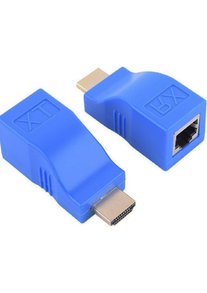 4971 HDMI RJ45 Cat5 6 Extender Uzatıcı Uzatma Aparatı Adaptör