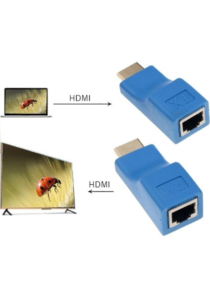 4971 HDMI RJ45 Cat5 6 Extender Uzatıcı Uzatma Aparatı Adaptör modelleri