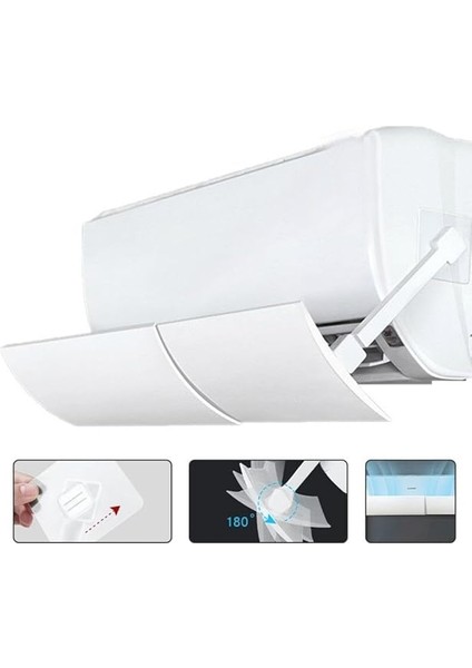 Ayarlanabilir Split Klima Deflektörü Hava Yönlendirme Dağıtma Aparatı Klima Perdesi modelleri