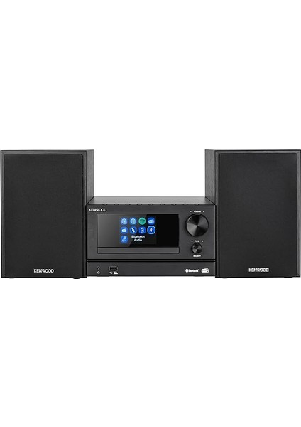 M-7000S-B Mikro Stereo Sistemi, Siyah, Bluetooth, Usb, CD ve Radyo Dab+ Veya Fm ile