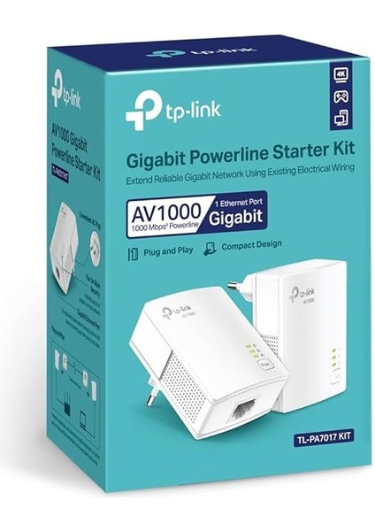 TL-PA7017 Kıt, AV1000 Gigabit Powerline Başlangıç Kiti fırsatları