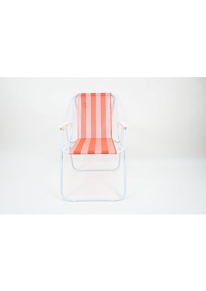 Çelik Plaj Sandalyesi - Turuncu