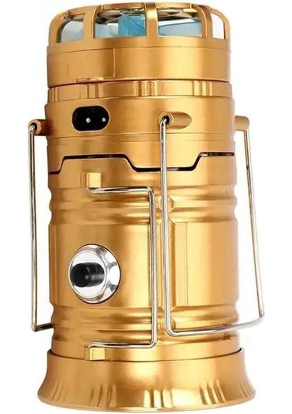 Şarjlı Powerbank Özellikli Kamp Lambası Güneş Enerjili Kızaklı Fanlı Kamp Feneri LED Lamba Işıldak modelleri