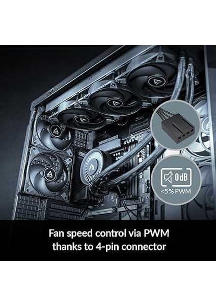 P12 Max - Pc Fanı, Yüksek Performanslı 120 mm Kasa Fanı, Pwm Kontrollü 200–3300 Rpm, Statik Basınç Için Optimize Edilmiş, 0db Modu, Akışkan Dinamik Rulman - Siyah indirimleri