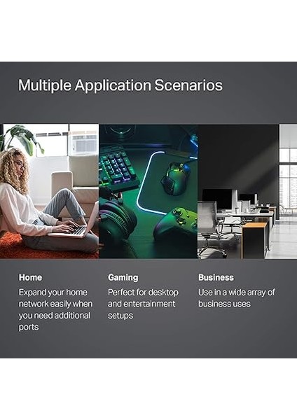 TL-SG108, 8-Port 10/100/1000 Mbps Gigabit Ethernet Switch 5 V Harici Güç Adaptörü modelleri