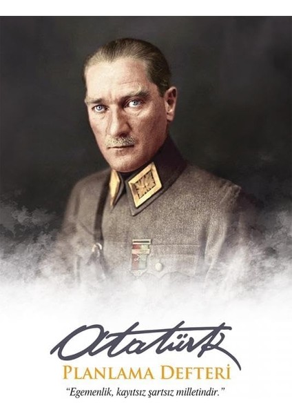 13,5X19,5CM Atatürk Planlama Defteri 128 Sayfa