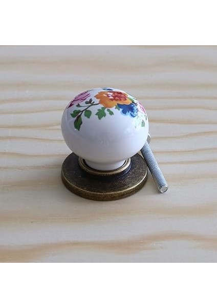 Gerçek Porselen Kulp Çiçekli Düğme Mobilya Mutfak Dolabı Çekmece Dolap Kulpları Kapak Kulpu Kulbu modelleri