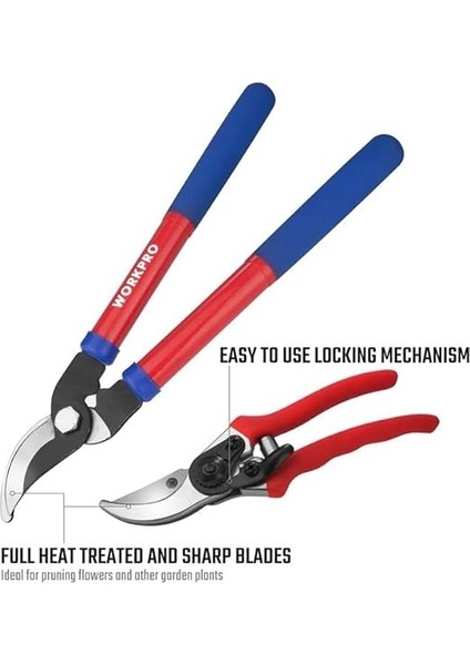 WP204500 2’li Profesyonel Bağ Bahçe Dal Budama Makası Seti fırsatları