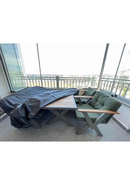 Mobilya Koruma Örtüsü Branda (Siyah, 160X160X80 Cm(Santimetre)) fiyatları