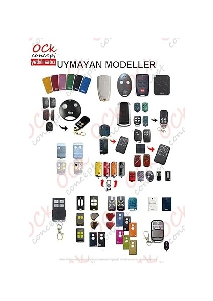Garaj Kumandası Wicom UK44 - 4 Tuşlu 433MHZ (Kodlanabilir ve Koplayanabilir Kumanda) fırsatları