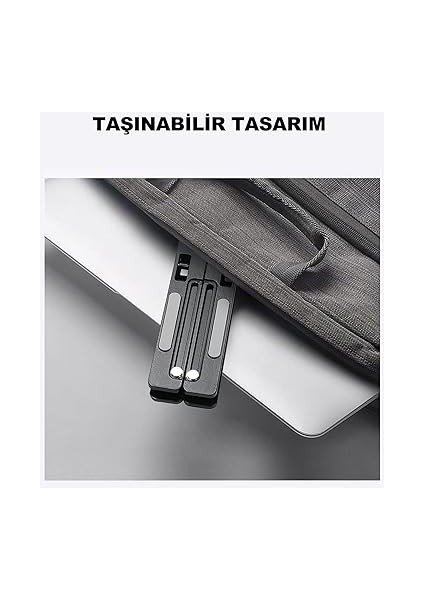 Taşınabilir Laptop Stant Bilgisayar Stant Notebook Stant Tüm Laptoplarla Uyumlu Siyah Bilgisayar Standı Taşınabilir Metal Kaymaz Stant Dizüstü Bilgisayar Stantları Stantı Siyah modelleri