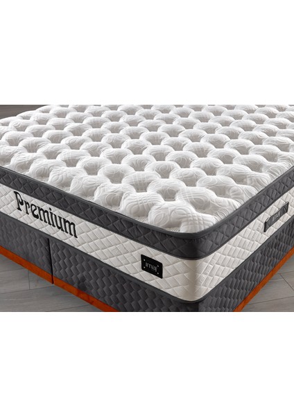 Premıum Set Çift Kişilik Yatak Seti 160 x 200 Başlık + Sandıklı Baza+ Ortopedik Yatak indirimleri