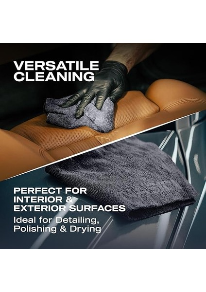Wipe&buff Mikrofiber Seramik Kaplama Uygulama Bezi 10'lu Paket, Tüy Bırakmaz Detailing Bezi, Çift Taraflı Araç Içi Bakım,temizlik Bez indirimleri
