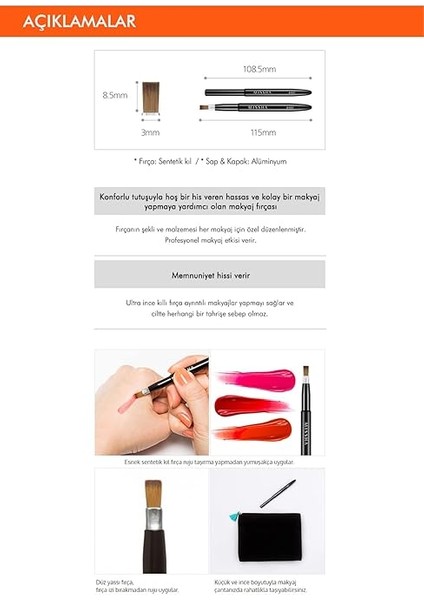 Artistool 601 Dudak Fırçası fiyatları