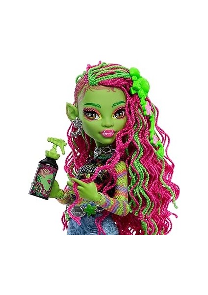 Hıgh™ Venus Mcflytrap™ Bebek Evcil Hayvanı Chewlian ve Aksesuarlarıyla Monster High Venus Mcflytrap Bebek HRP81 modelleri