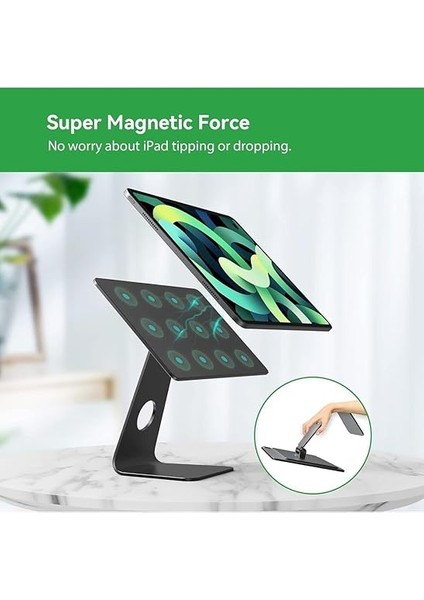 Ipad Air 11 Inç M2 2024 ile Uyumlu Ayarlanabilir Manyetik Ipad Standı 360° Dönebilen Alüminyum Tutucu fiyatları