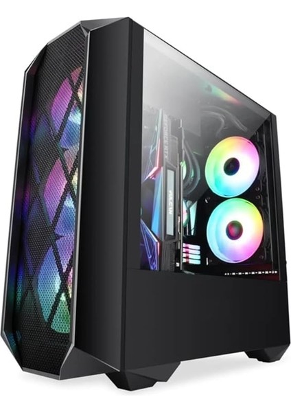 Orkinos Mesh Panel Dikey Ekran Kartı Takılabilen 4 Full Rgb Fanlı Atx Bilgisayar Kasası fiyatları