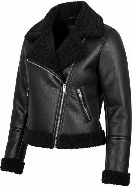 Kruvaze Süet Mont modelleri