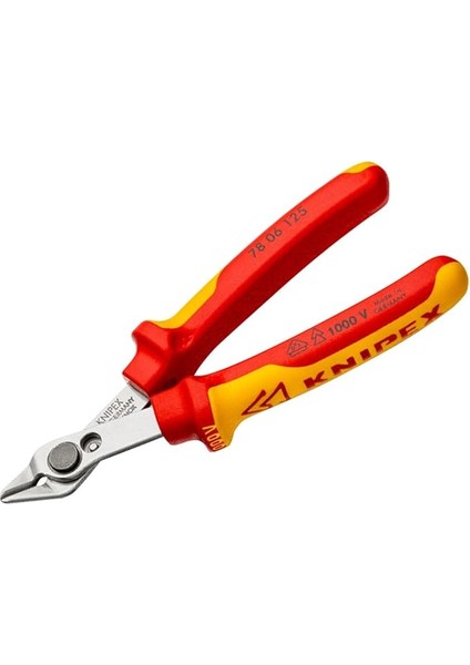 Electronic Super Knips® Vde Yalıtımlı ve Çok Bileşenli Kapaklar, Vde-Testli 125 mm (Sb Kart/blister) 78 06 125 Sb