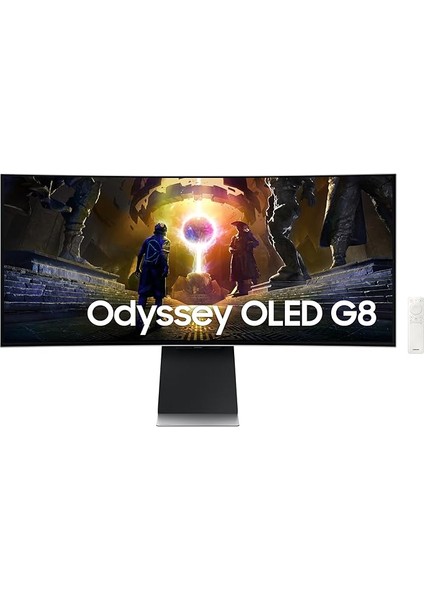 Odyssey G8 G85SD 34 Inç OLED Ultra Wqhd 175 Hz Oyun Monitörü LS34DG850SUXUF