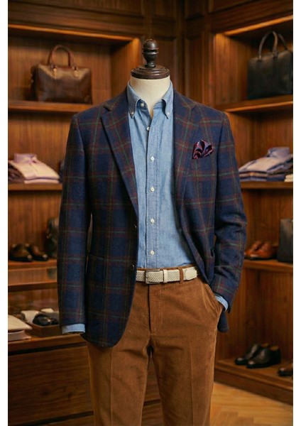 Hakiki Deri Erkek Örgü Esnek Kemer – 3,5cm