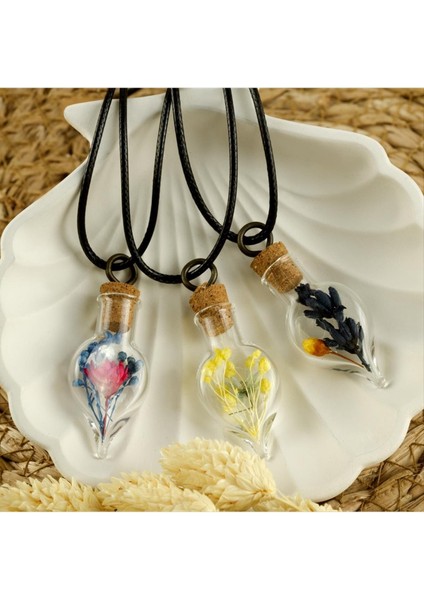 Karışık Fanus Canlı Kolye