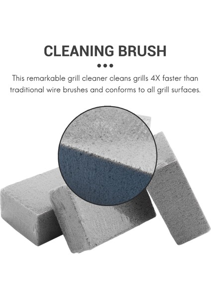 4 Paket Izgara Izgarası Temizlik Tuğla Blok, Mutfak Banyo Temizleme Pomza Bloğu, Bbq Temizliklerini Çıkarmak Için Ölçekli Temizlik Taşı (Yurt Dışından) indirimleri