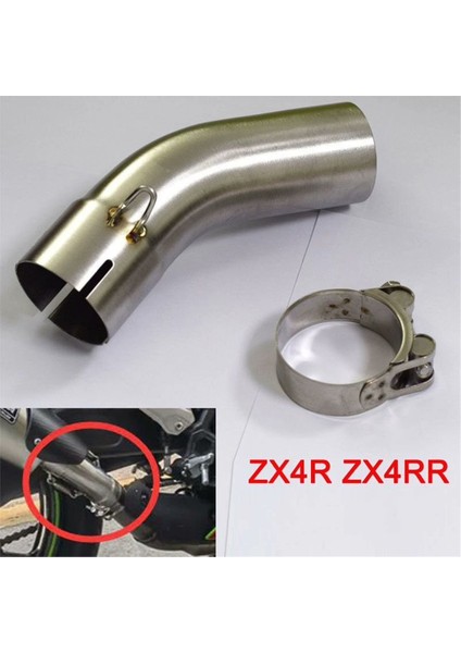 Kawasakı Ninja Zx-4r Zx-4rr ZX4R ZX4RR 2023 Yıl Motosiklet Egzoz Kaçış Moto Orta Bağlantı Bağlantı Borusu (Yurt Dışından) indirimleri