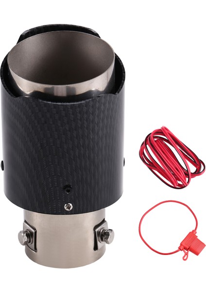 Otomotiv Evrensel Karbon Fiber Egzoz Ucu Alüminyum Alaşımlı Susturucu Parlak Tek Çıkışlı Egzoz Memesi 55MM (Yurt Dışından) modelleri
