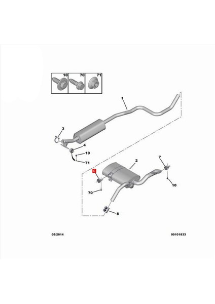 2x Araba Egzoz Borusu Elastik Braketi 9674551780 9674325380 Peugeot 308 3008 Citroen C4 Egzoz Borusu Kaldırma Pabucu (Yurt Dışından) modelleri