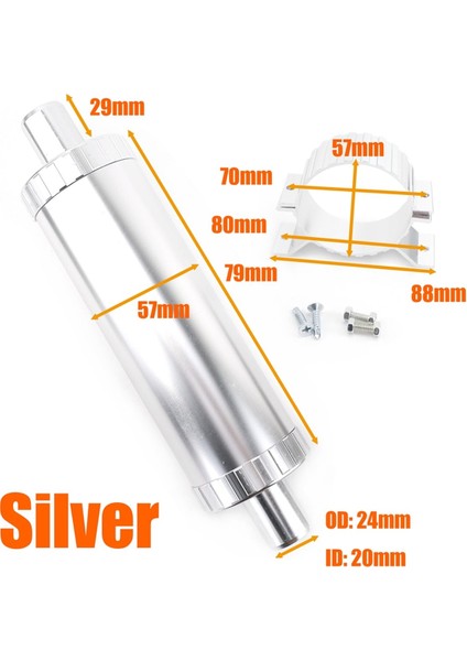 24MM Susturucu Gürültü Azaltıcı Hava Park Isıtıcısı Egzoz Borusu Paslanmaz Çelik Yuvarlak Araba Kamyon Karavan Kampçılar Için Altın (Yurt Dışından) fırsatları